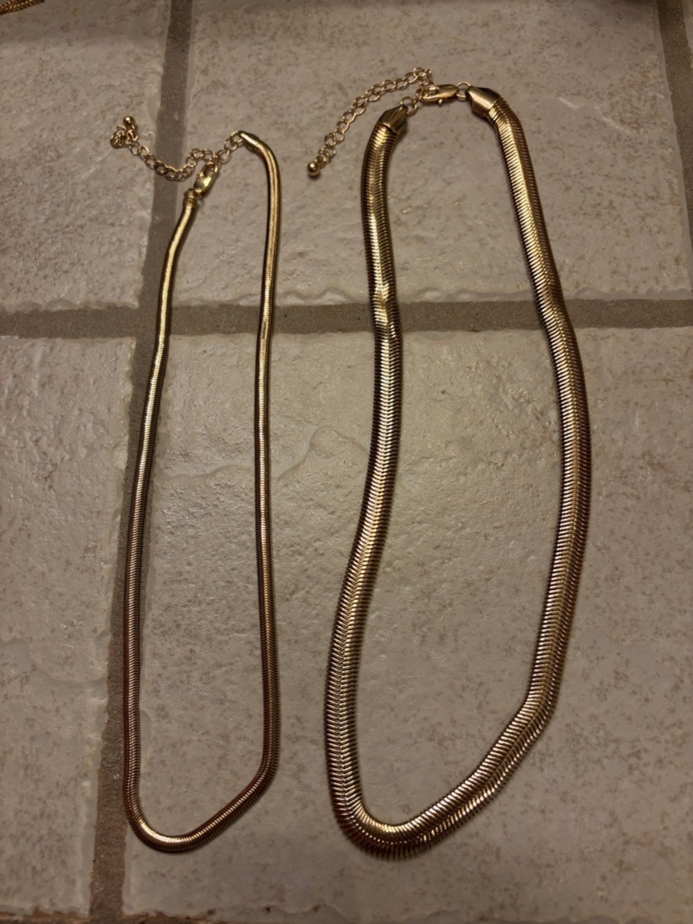 2 Gold Herringbone Necklace - Unbranded Women’s Jewelry